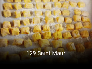 129 Saint Maur réservation en ligne