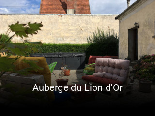 Auberge du Lion d'Or réservation de table