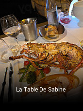 Réserver une table chez La Table De Sabine maintenant