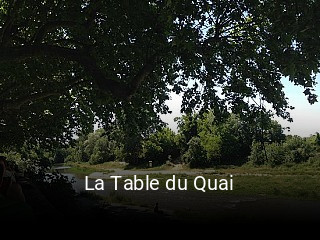 La Table du Quai réservation en ligne