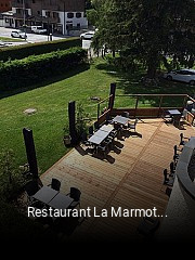 Restaurant La Marmotte réservation de table