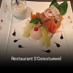 Restaurant S'Geisstuewel réservation en ligne