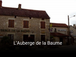 L'Auberge de la Baume réservation de table