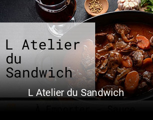 L Atelier du Sandwich réservation en ligne