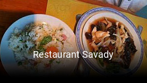Restaurant Savady réservation
