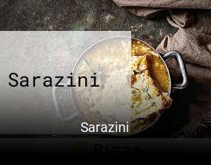 Sarazini réservation en ligne