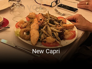 New Capri réservation de table