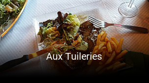 Aux Tuileries réservation de table