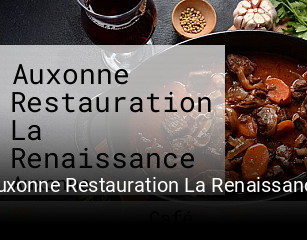 Auxonne Restauration La Renaissance réservation