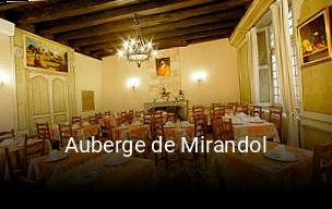 Réserver une table chez Auberge de Mirandol maintenant