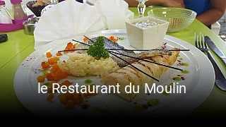 le Restaurant du Moulin réservation de table