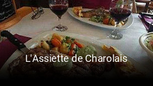 Réserver une table chez L'Assiette de Charolais maintenant