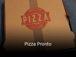 Pizza Pronto réservation
