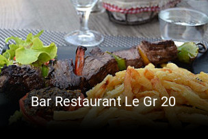 Bar Restaurant Le Gr 20 réservation de table