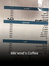 Mik’wind’s Coffee réservation en ligne