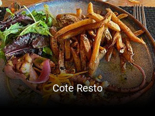 Réserver une table chez Cote Resto maintenant