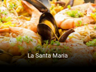 La Santa Maria réservation