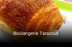 Boulangerie Tarazout réservation de table