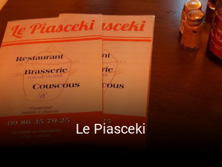 Le Piasceki réservation en ligne