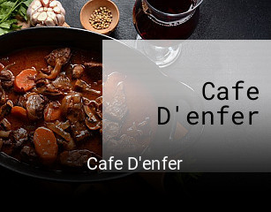 Cafe D'enfer réservation