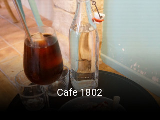 Cafe 1802 réservation