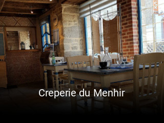 Réserver une table chez Creperie du Menhir maintenant