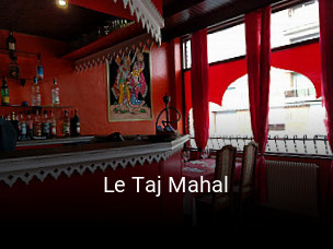 Réserver une table chez Le Taj Mahal maintenant