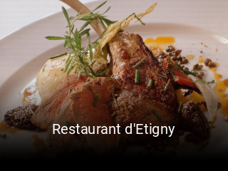 Restaurant d'Etigny réservation en ligne