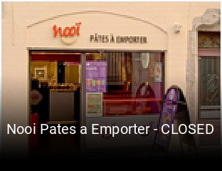 Nooi Pates a Emporter - CLOSED réservation