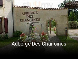 Auberge Des Chanoines réservation de table