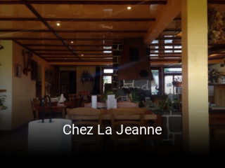 Chez La Jeanne réservation de table