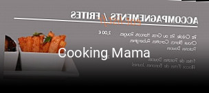 Cooking Mama réservation