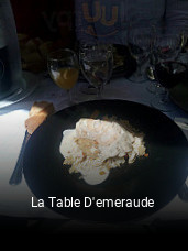 La Table D'emeraude réservation de table