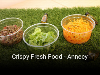 Réserver une table chez Crispy Fresh Food - Annecy maintenant