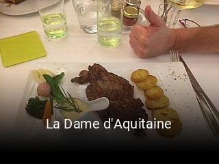 La Dame d'Aquitaine réservation de table
