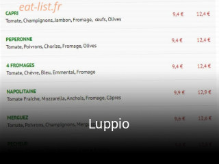 Réserver une table chez Luppio maintenant