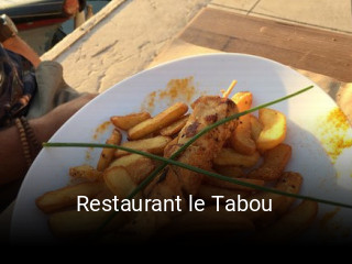 Restaurant le Tabou réservation