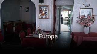 Europa réservation de table