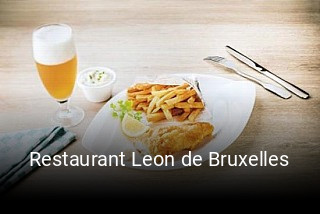 Réserver une table chez Restaurant Leon de Bruxelles maintenant