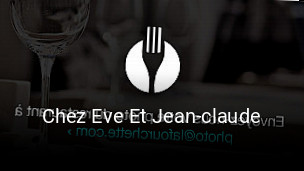 Chez Eve Et Jean-claude réservation de table