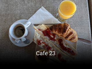 Cafe 23 réservation