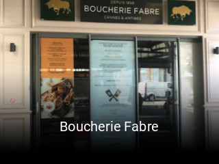 Boucherie Fabre réservation