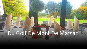 Du Golf De Mont De Marsan réservation de table