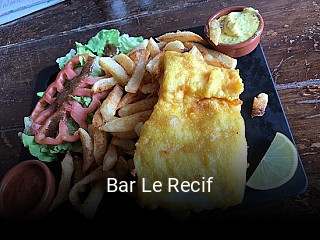 Bar Le Recif réservation de table