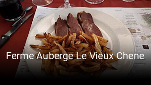 Ferme Auberge Le Vieux Chene réservation de table