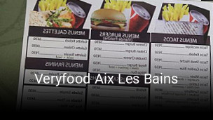 Veryfood Aix Les Bains réservation de table