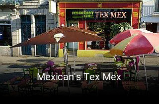 Réserver une table chez Mexican's Tex Mex maintenant