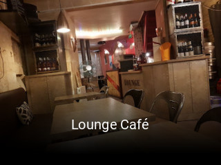 Lounge Café réservation de table