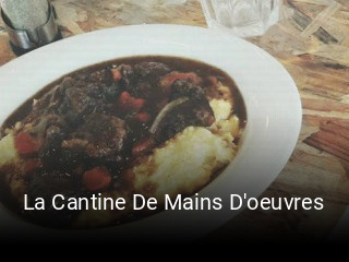La Cantine De Mains D'oeuvres réservation de table