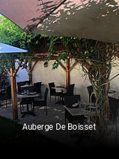 Auberge De Boisset réservation de table